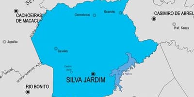 Zemljevid Silva Jardim občina