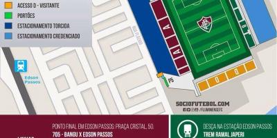 Zemljevid stadion Giulite Coutinho