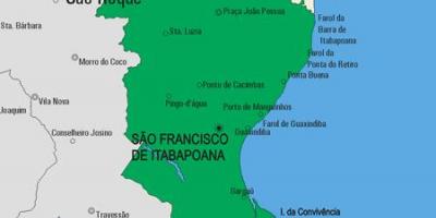 Zemljevid São Fidélis občina