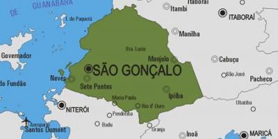 Zemljevid São Gonçalo občina
