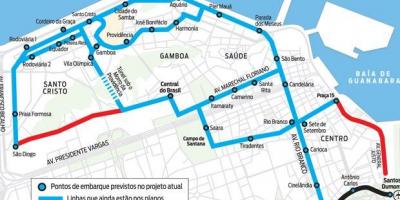 Zemljevid VLT Carioca