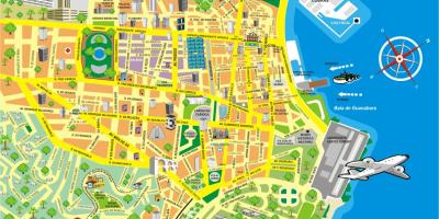 Zemljevid zanimivosti Rio de Janeiru