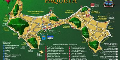 Zemljevid Île de Paquetá